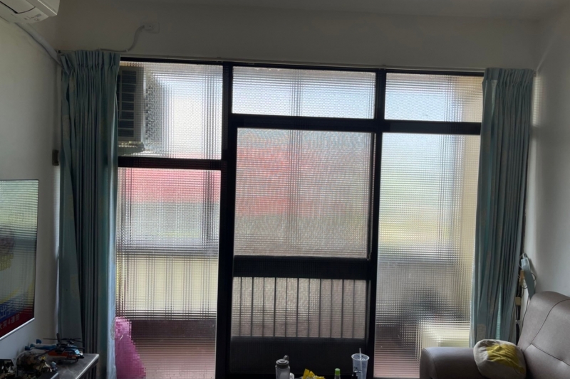 4拉上固定落地窗(施工前)